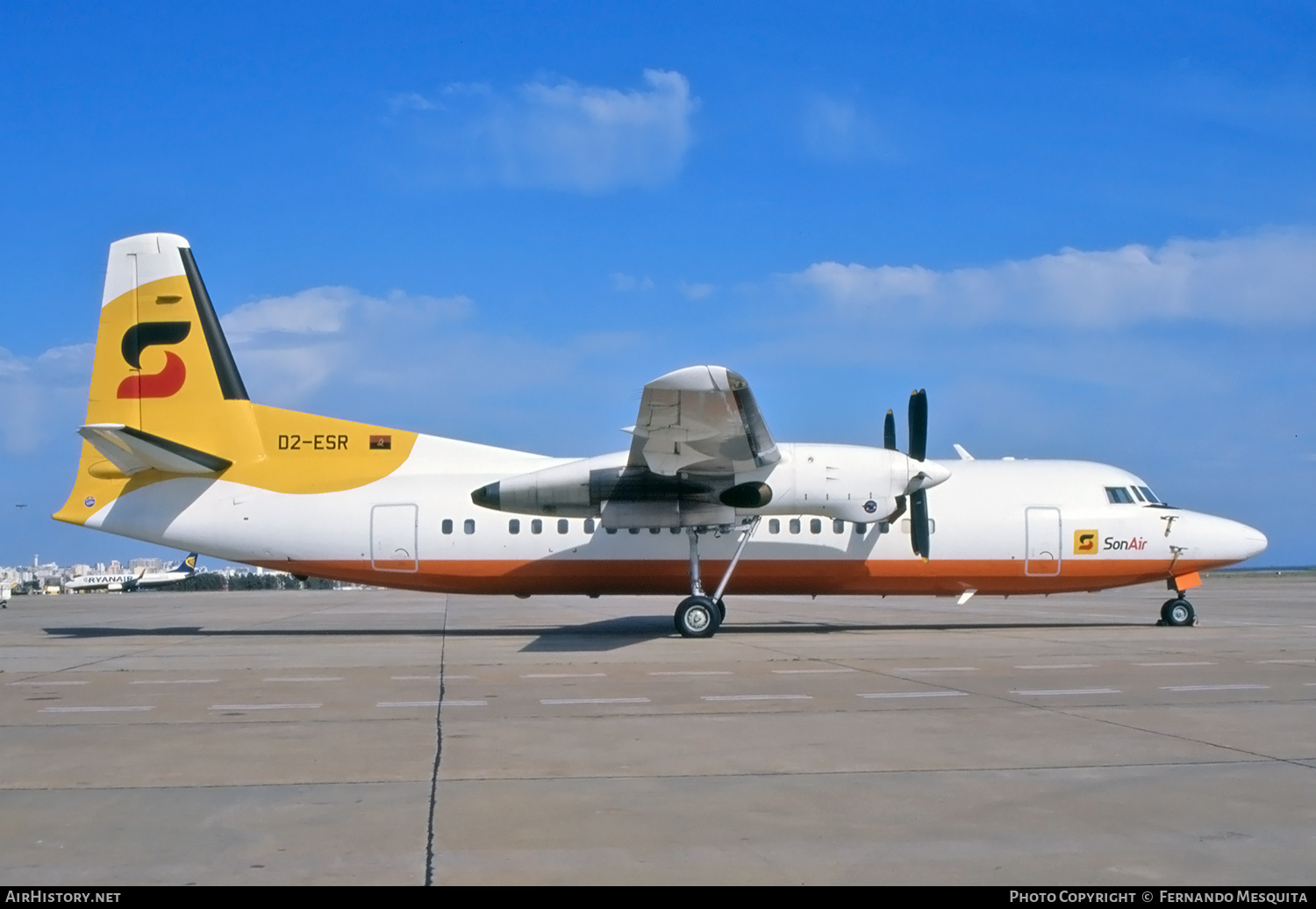 Aircraft Photo of D2-ESR | Fokker 50 | SonAir | AirHistory.net #725066