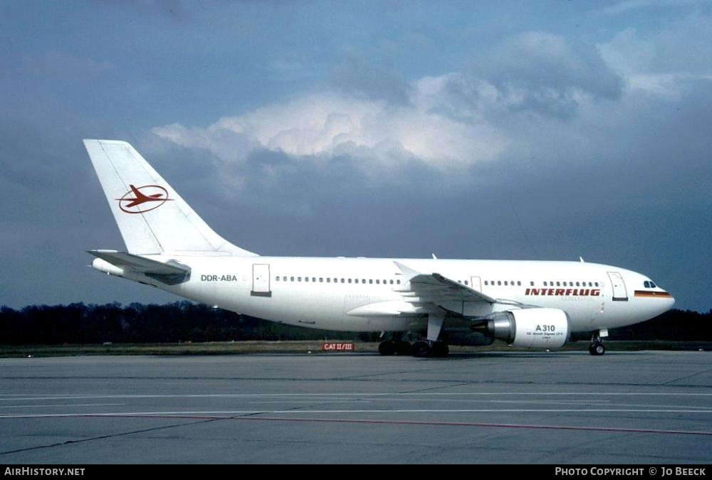 Aircraft Photo of DDR-ABA | Airbus A310-304 | Interflug | AirHistory.net #725078