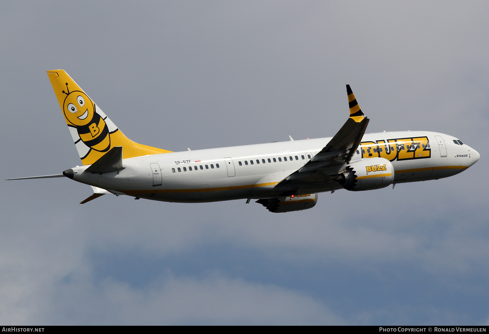 Aircraft Photo of SP-RZF | Boeing 737-8200 Max 200 | Buzz | AirHistory.net #725132