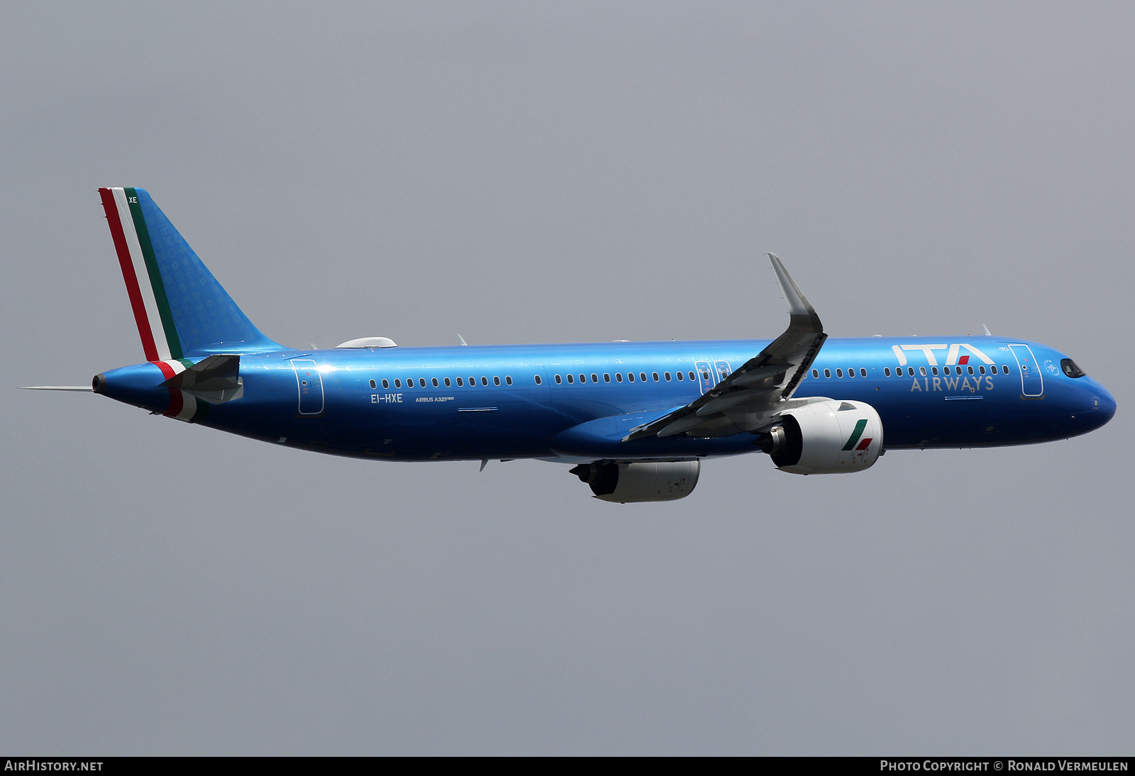 Aircraft Photo of EI-HXE | Airbus A321-271NX | ITA Airways | AirHistory.net #725135