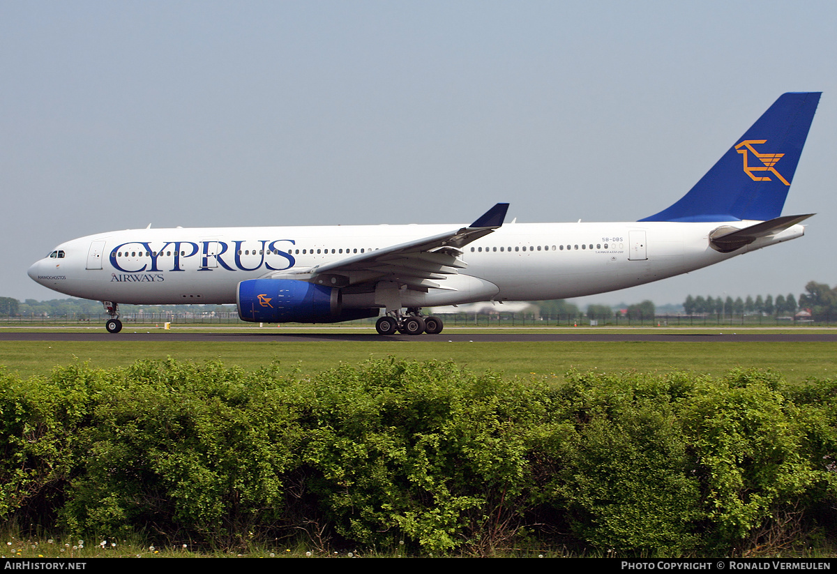 Aircraft Photo of 5B-DBS | Airbus A330-243 | Cyprus Airways | AirHistory.net #725138