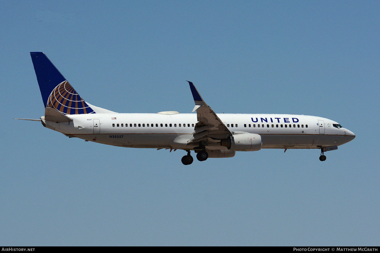 Aircraft Photo of N38257 | Boeing 737-824 | United Airlines | AirHistory.net #725142