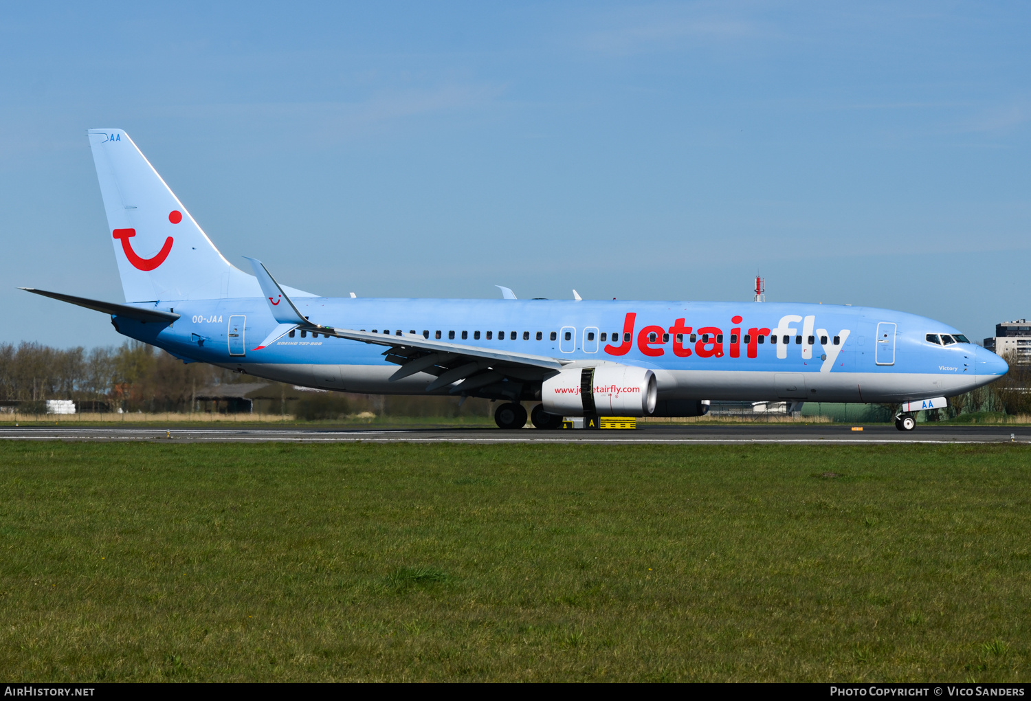 Aircraft Photo of OO-JAA | Boeing 737-8BK | Jetairfly | AirHistory.net #725152