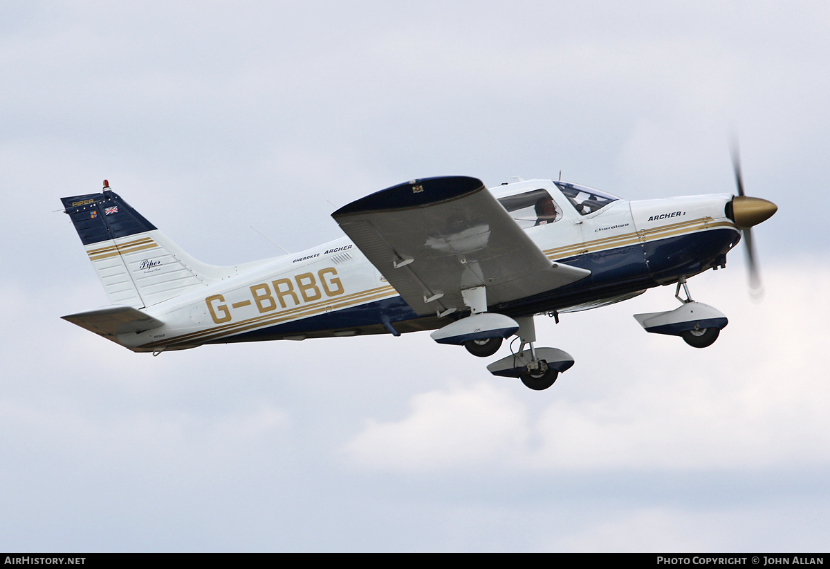 Aircraft Photo of G-BRBG | Piper PA-28-180 Cherokee Archer | AirHistory.net #725162