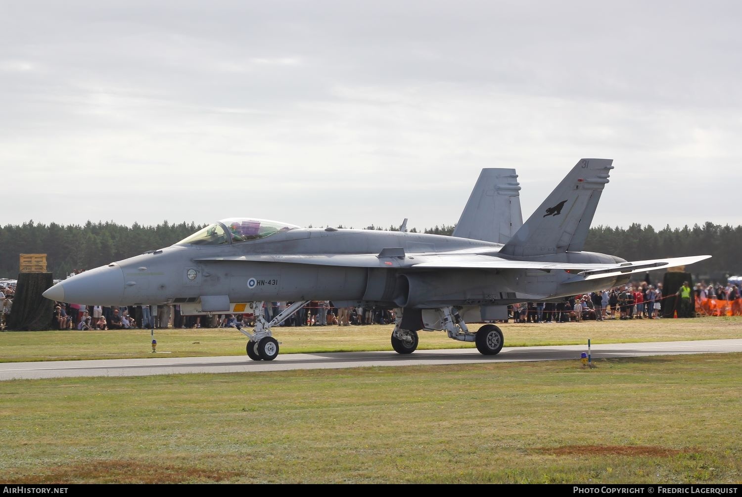 Aircraft Photo of HN-431 | McDonnell Douglas F/A-18C Hornet | Finland - Air Force | AirHistory.net #725201