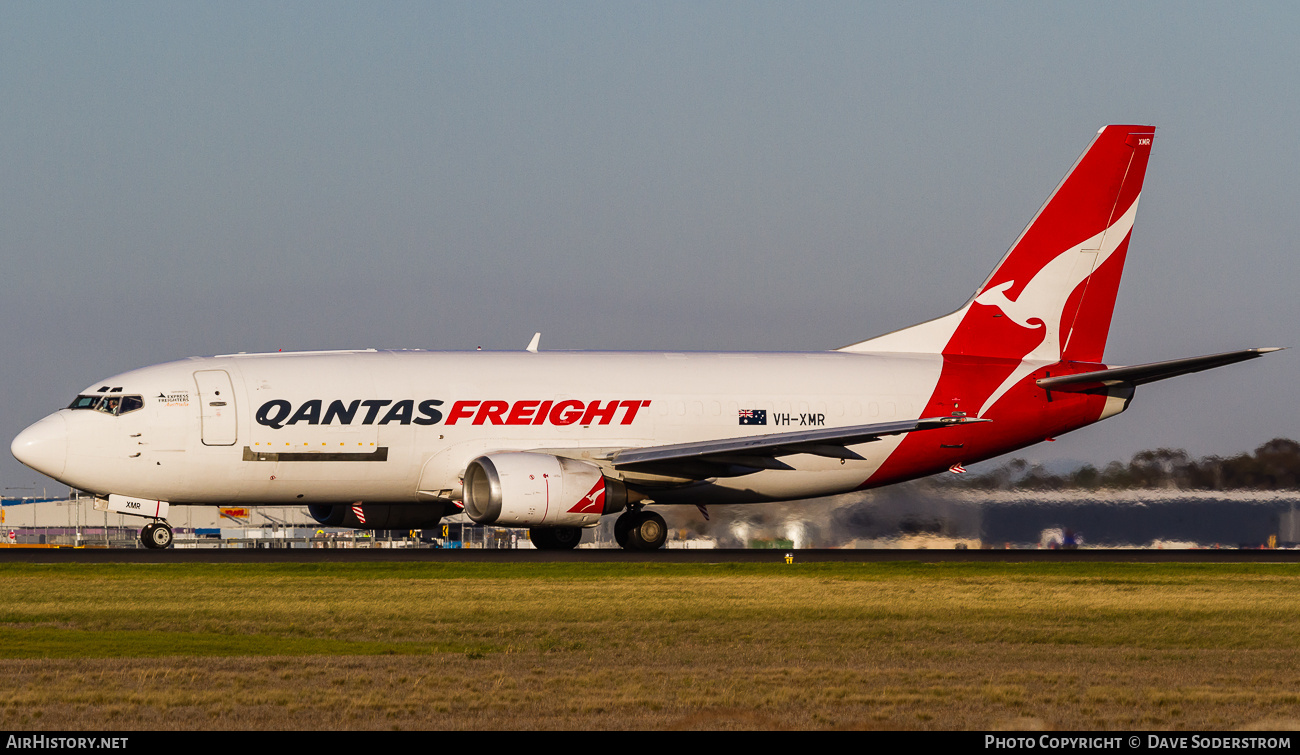 Aircraft Photo of VH-XMR | Boeing 737-376 | Qantas Freight | AirHistory.net #725209