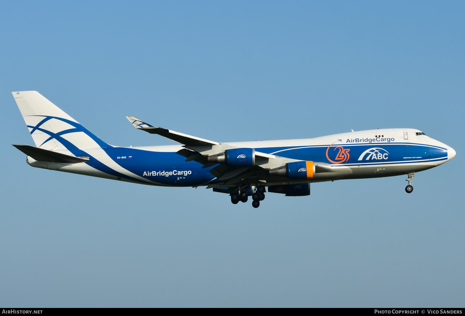 Aircraft Photo of VQ-BHE | Boeing 747-4KZF/SCD | ABC - AirBridgeCargo Airlines | AirHistory.net #725256
