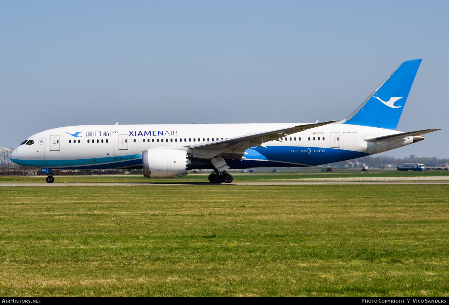 Aircraft Photo of B-2769 | Boeing 787-8 Dreamliner | Xiamen Airlines | AirHistory.net #725259
