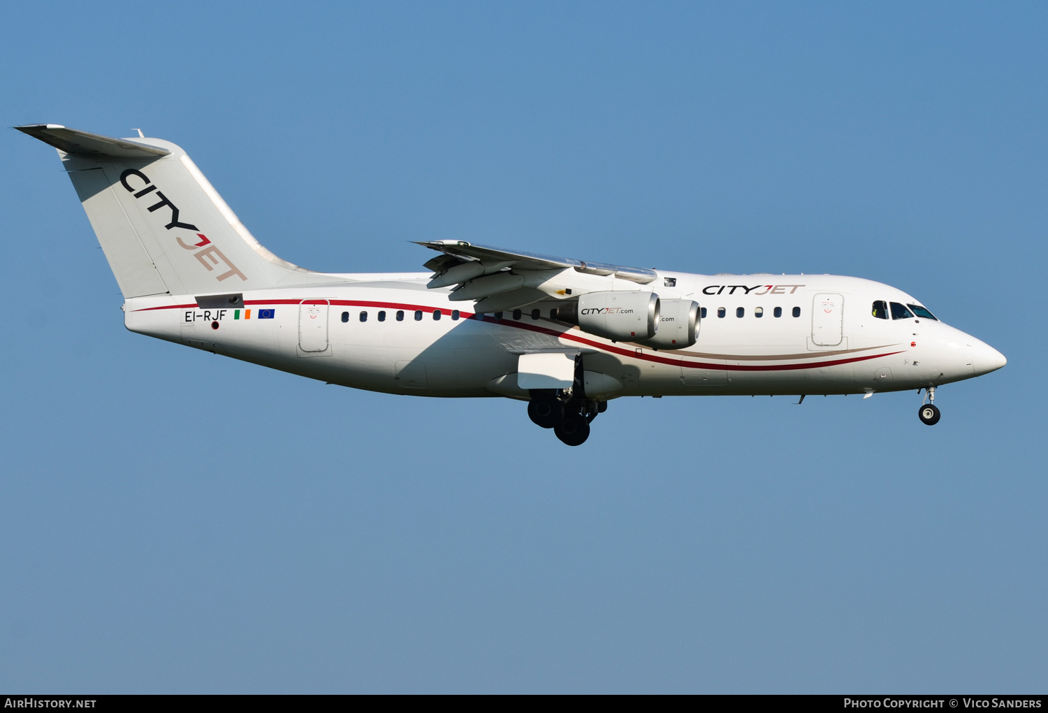 Aircraft Photo of EI-RJF | British Aerospace Avro 146-RJ85A | CityJet | AirHistory.net #725265