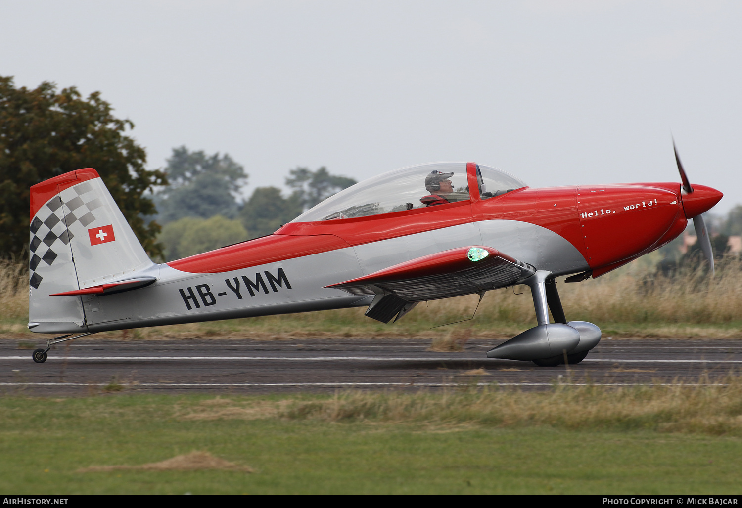 Aircraft Photo of HB-YMM | Van's RV-6 | AirHistory.net #725282