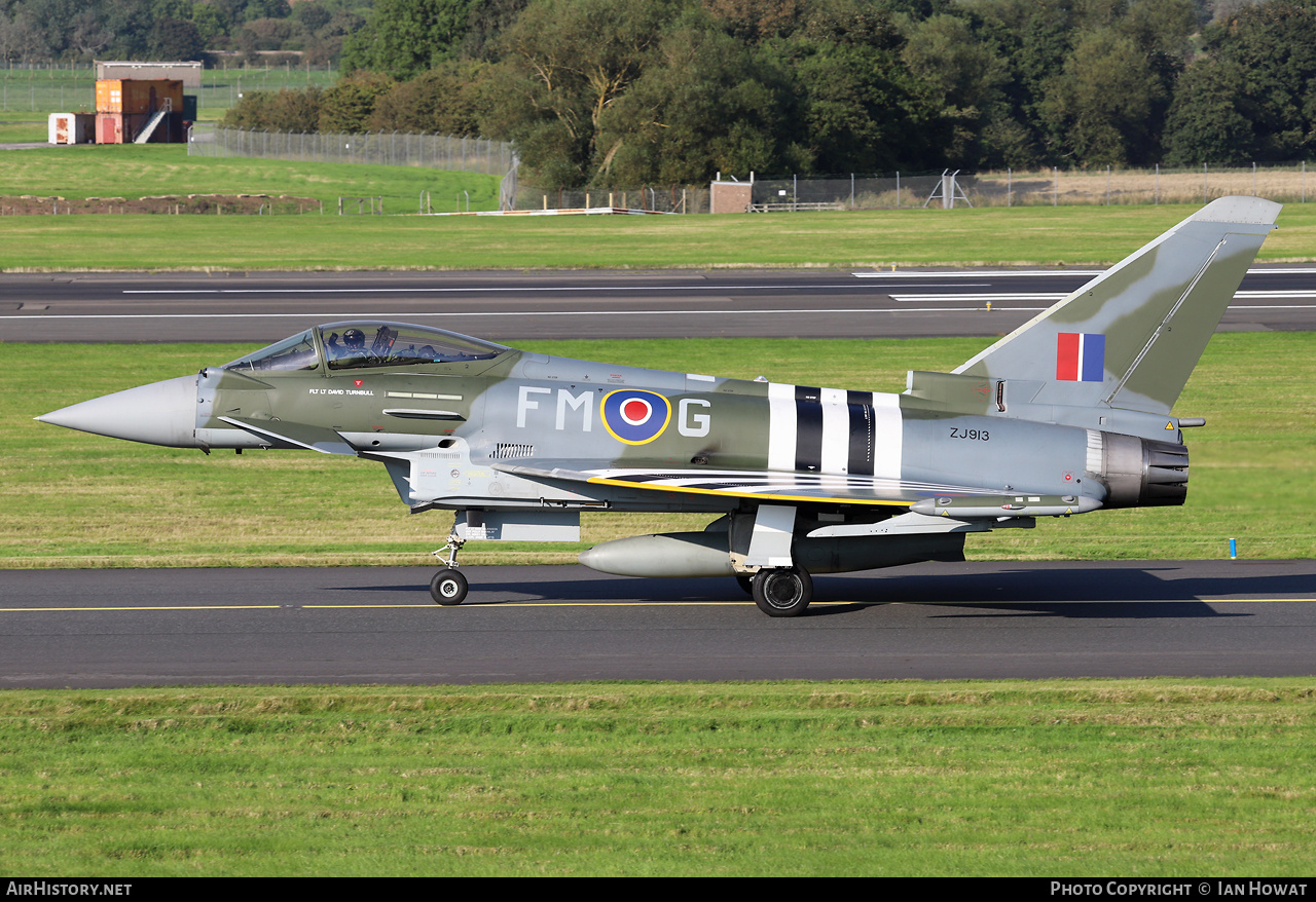Aircraft Photo of ZJ913 | Eurofighter EF-2000 Typhoon FGR4 | UK - Air Force | AirHistory.net #725305