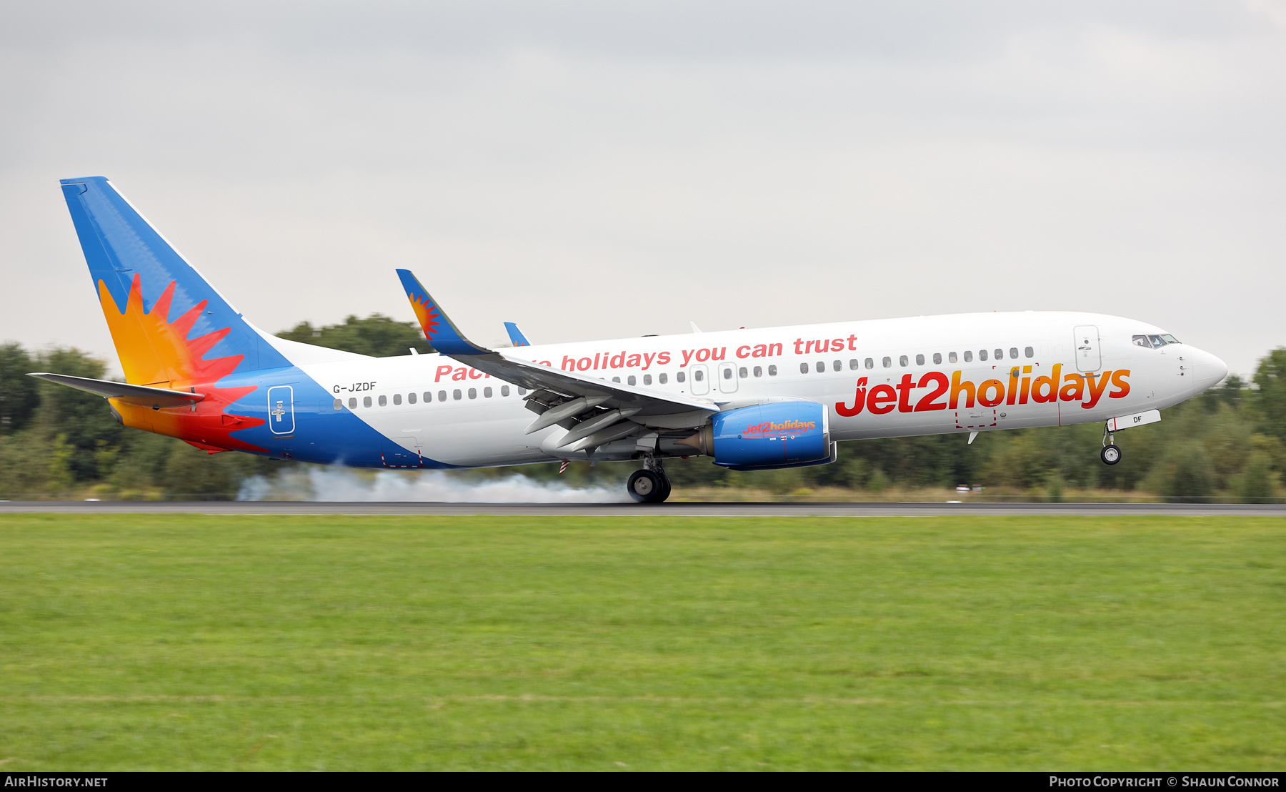 Aircraft Photo of G-JZDF | Boeing 737-8H6 | Jet2 Holidays | AirHistory.net #725323