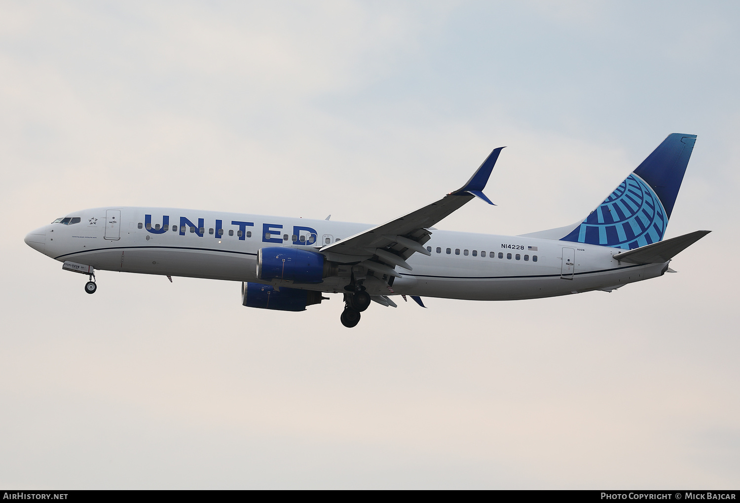 Aircraft Photo of N14228 | Boeing 737-824 | United Airlines | AirHistory.net #725324