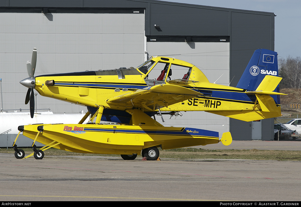 Aircraft Photo of SE-MHP | Air Tractor AT-802F Fire Boss (AT-802A) | Saab Technologies | AirHistory.net #725396