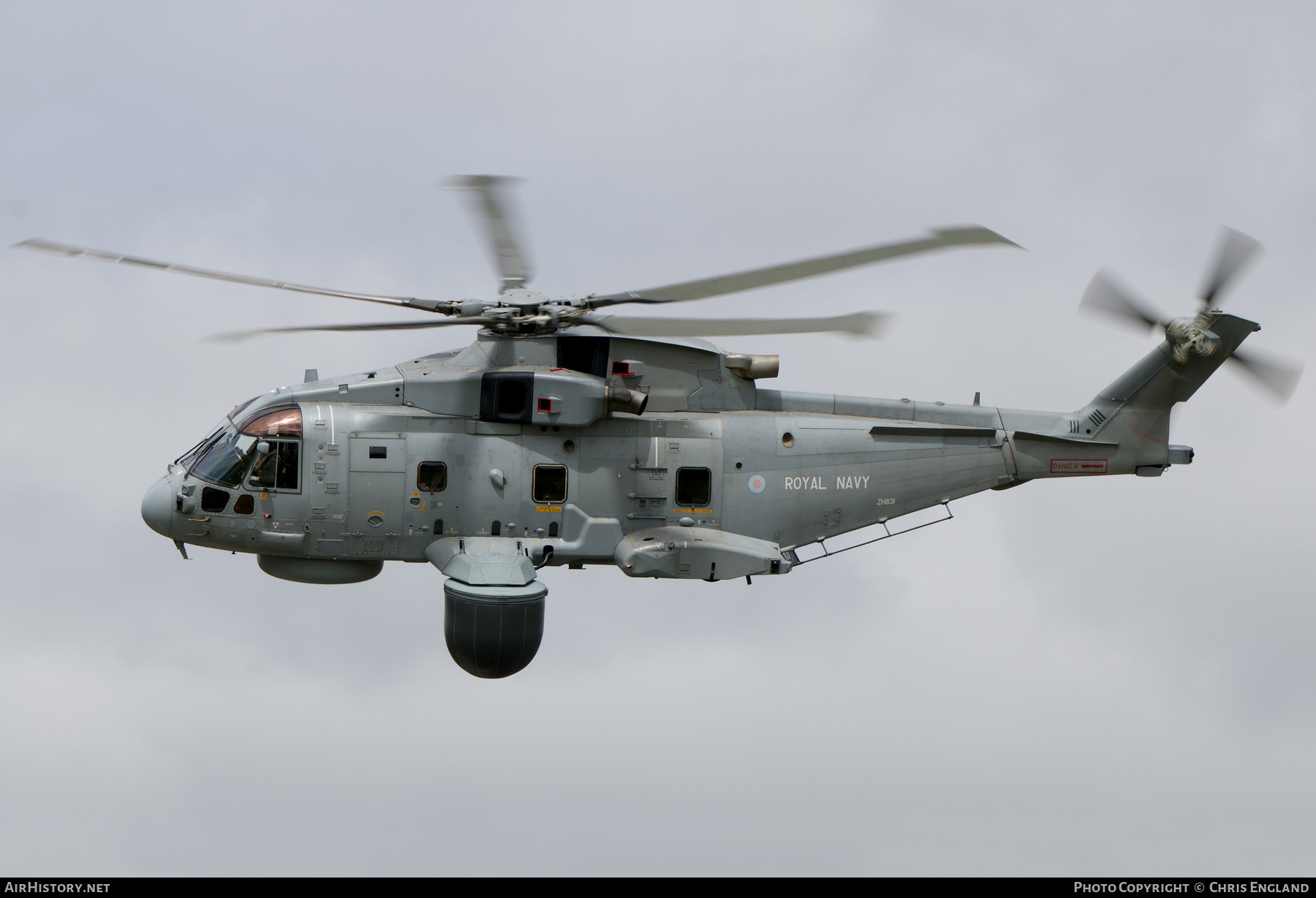 Aircraft Photo of ZH831 | EHI EH101-111 Merlin HM2 | UK - Navy | AirHistory.net #725399