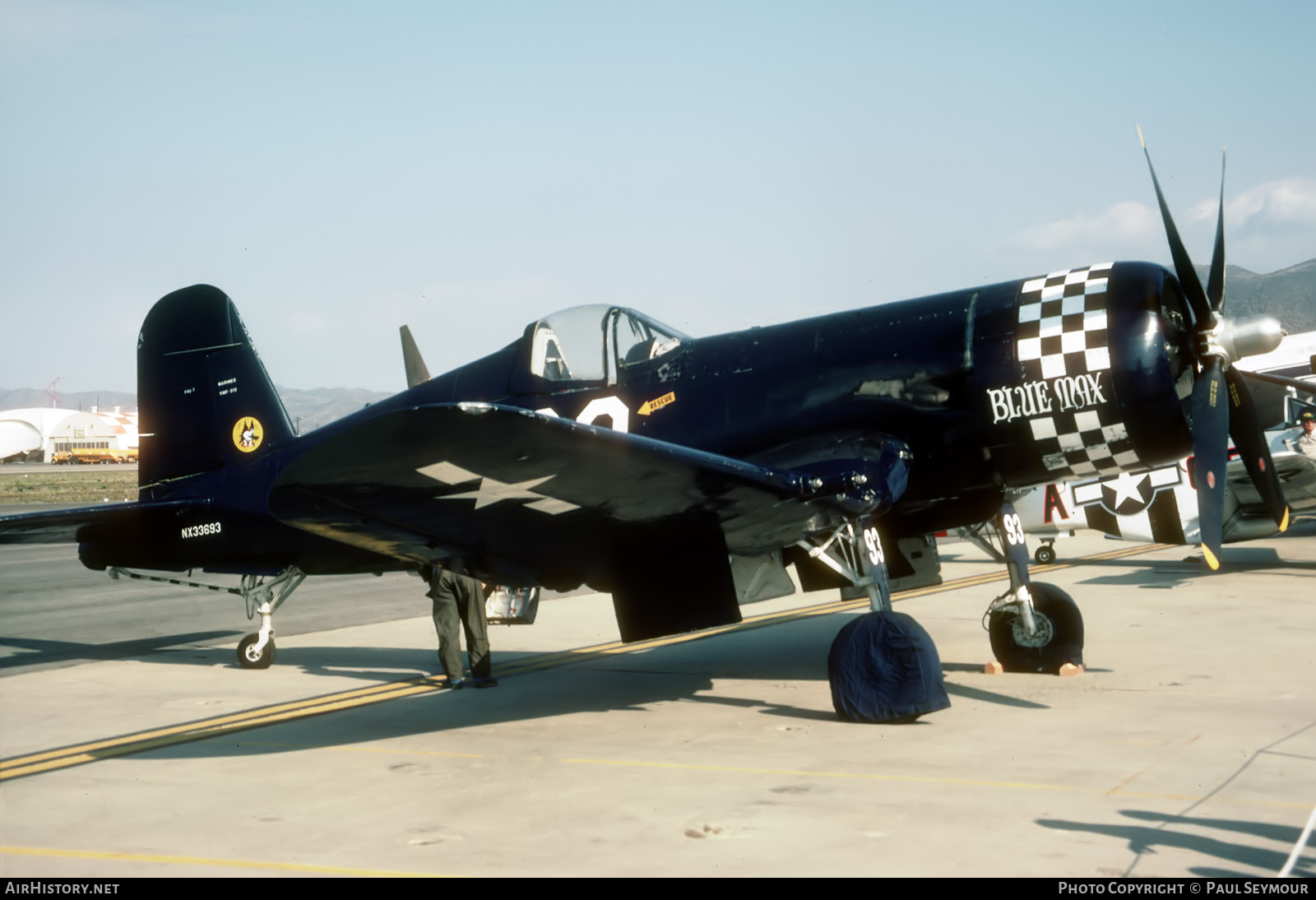Aircraft Photo of N33693 / NX33693 | Vought F4U-7 Corsair | USA - Marines | AirHistory.net #725437