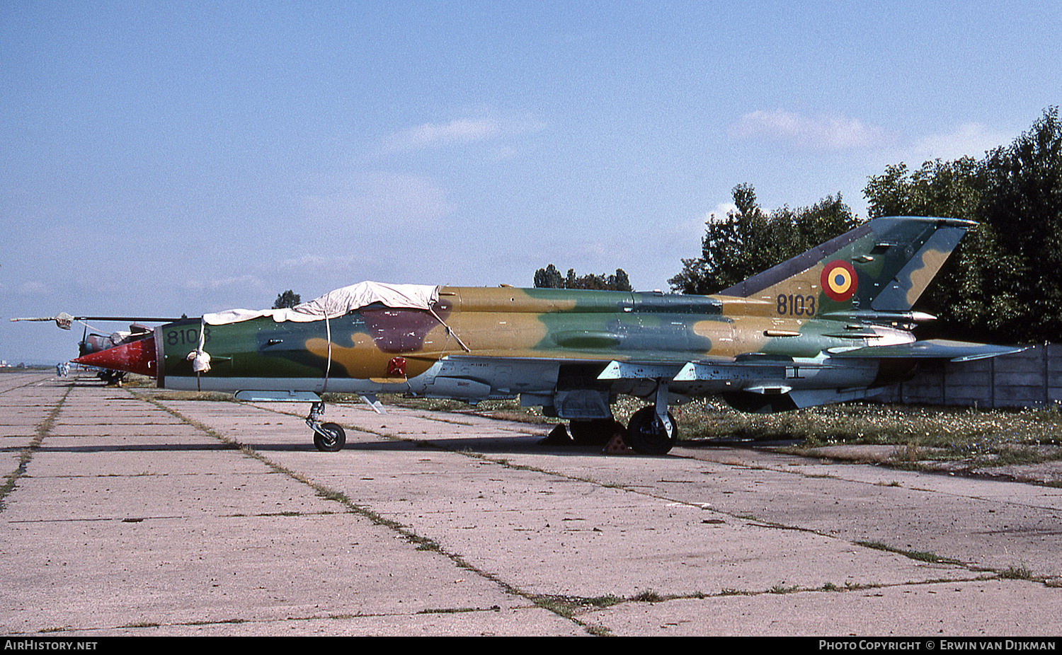 Aircraft Photo of 8103 | Mikoyan-Gurevich MiG-21MF Lancer A | Romania - Air Force | AirHistory.net #725458