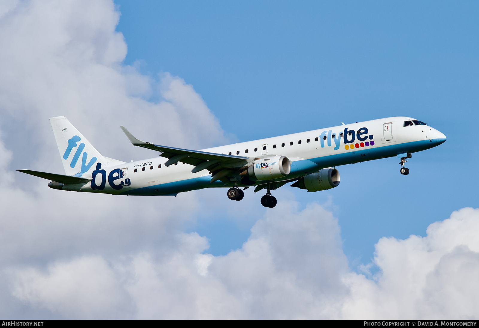 Aircraft Photo of G-FBED | Embraer 195LR (ERJ-190-200LR) | Flybe | AirHistory.net #725471