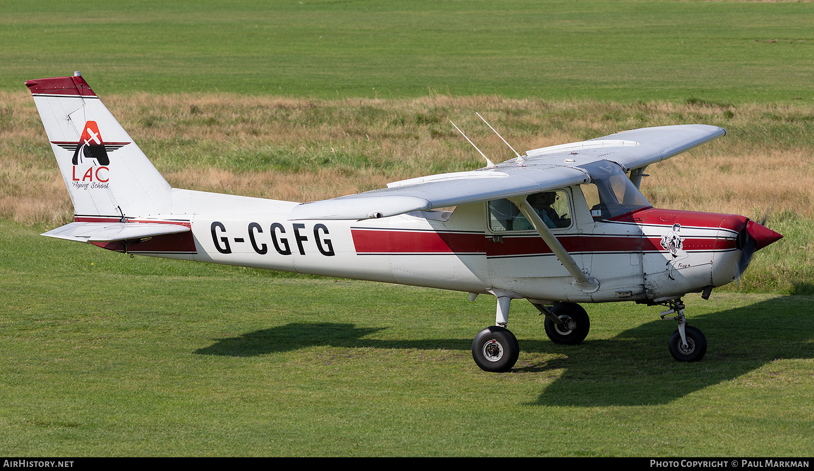 Aircraft Photo of G-CGFG | Cessna 152 | LAC Flying School | AirHistory.net #725480