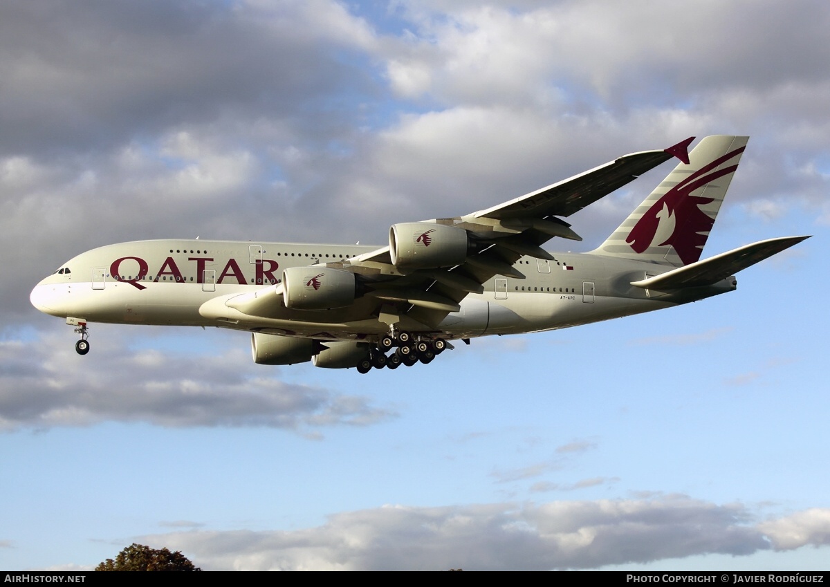 Aircraft Photo of A7-APC | Airbus A380-861 | Qatar Airways | AirHistory.net #725527