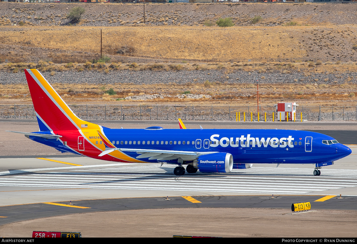 Aircraft Photo of N8924Q | Boeing 737-8 Max 8 | Southwest Airlines | AirHistory.net #725538