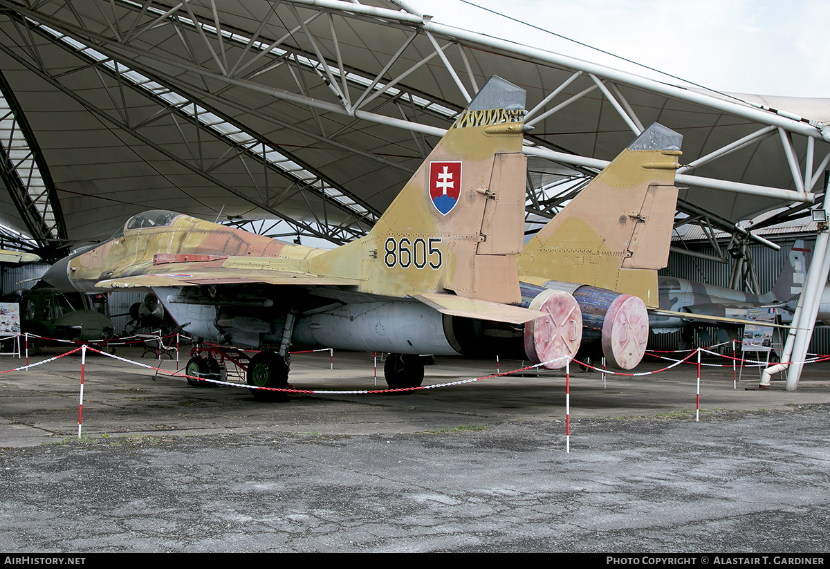 Aircraft Photo of 8605 | Mikoyan-Gurevich MiG-29A (9-12A) | Slovakia - Air Force | AirHistory.net #725586
