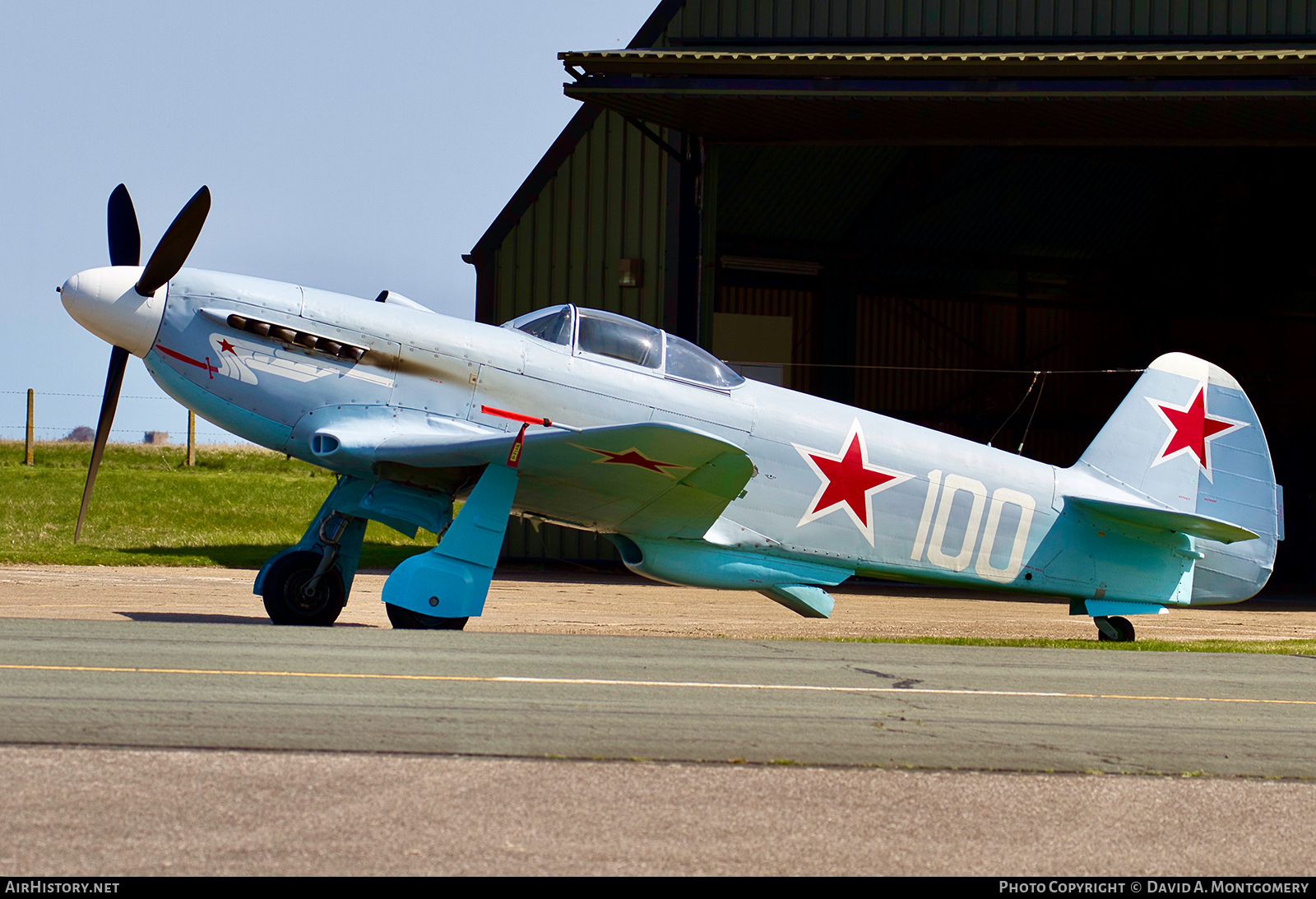 Aircraft Photo of G-CGXG / 100 white | Yakovlev Yak-3UA | Soviet Union - Air Force | AirHistory.net #725598