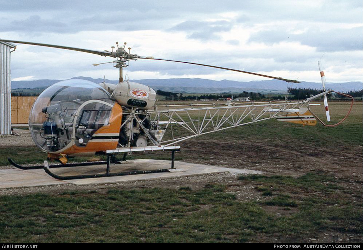 Aircraft Photo of ZK-HDG | Bell 47G-3B-1 | Helicopters NZ | AirHistory.net #725602