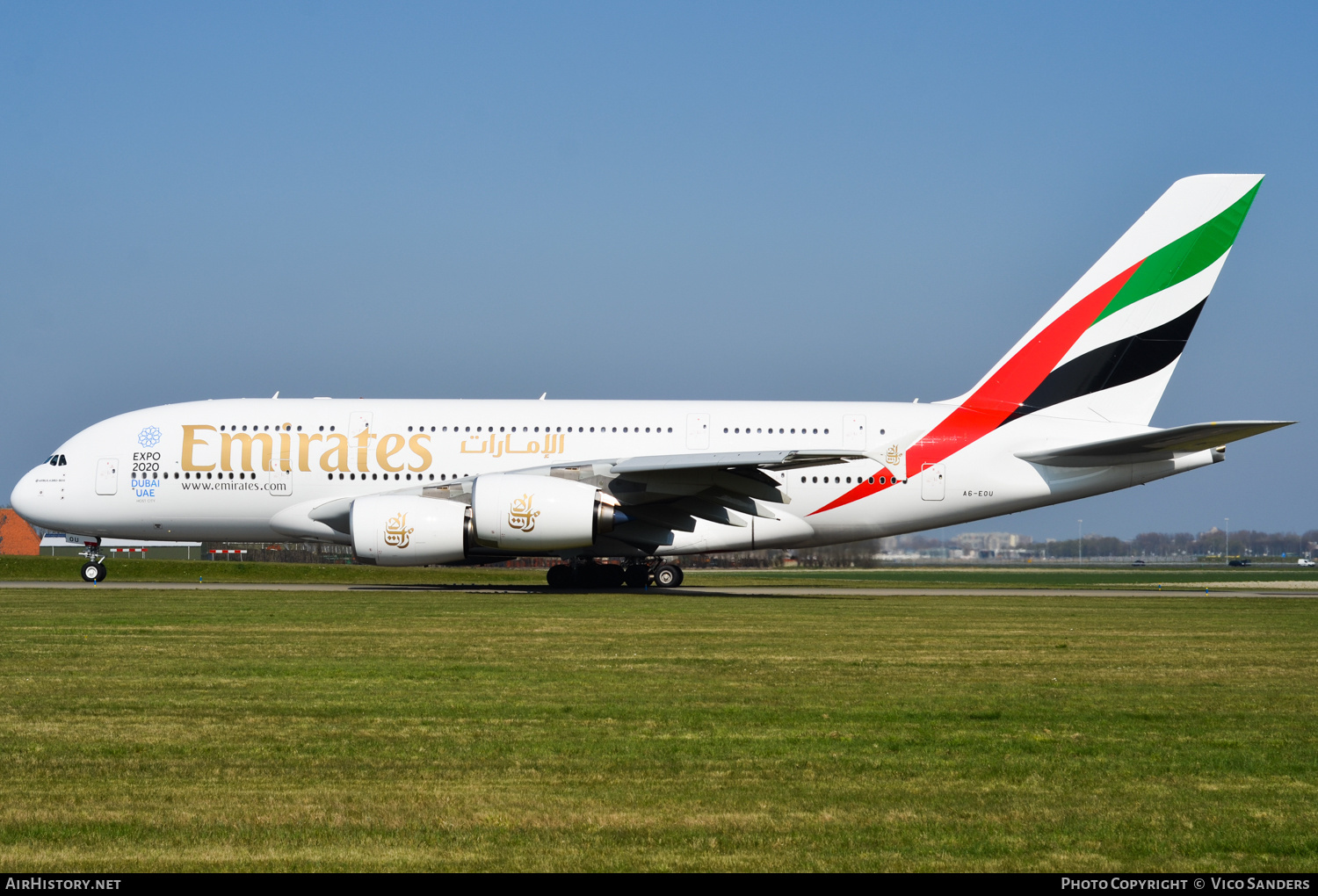 Aircraft Photo of A6-EOU | Airbus A380-861 | Emirates | AirHistory.net #725618