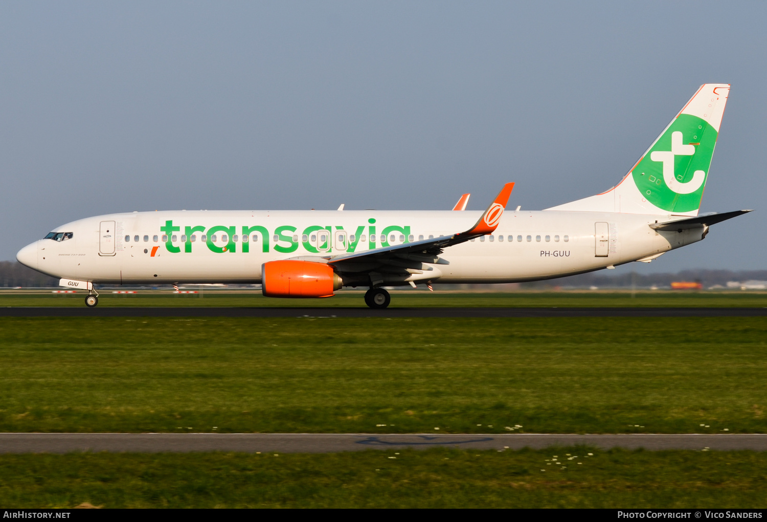 Aircraft Photo of PH-GUU | Boeing 737-8EH | Transavia | AirHistory.net #725622