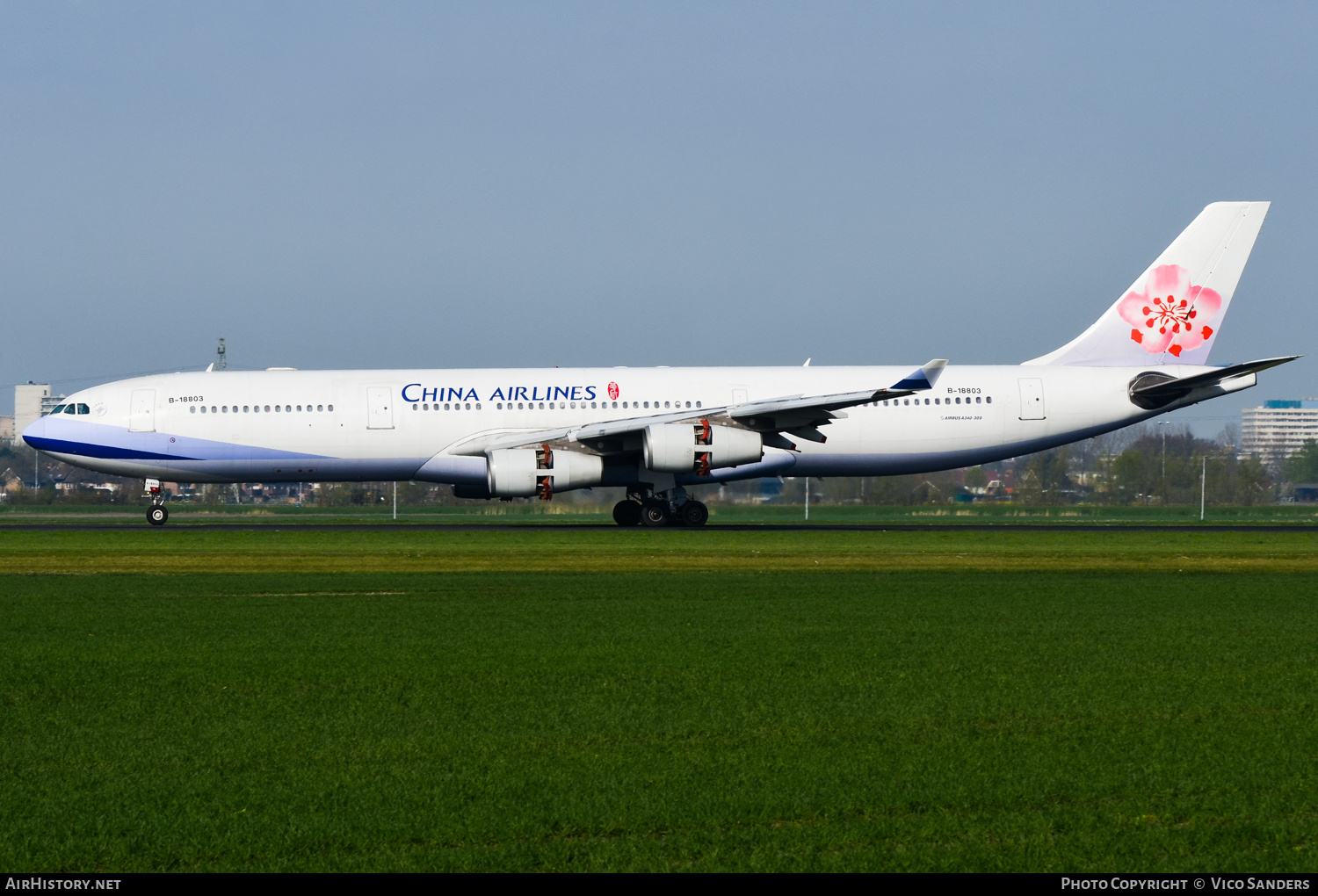 Aircraft Photo of B-18803 | Airbus A340-313 | China Airlines | AirHistory.net #725636