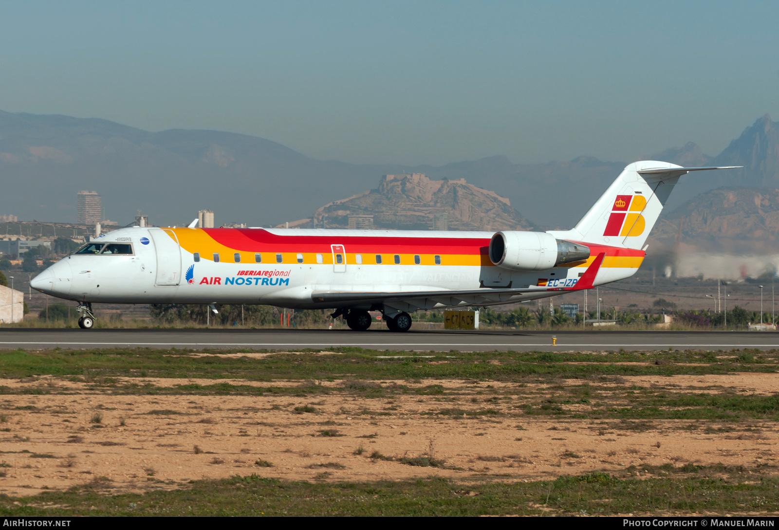Aircraft Photo of EC-IZP | Bombardier CRJ-200ER (CL-600-2B19) | Iberia | AirHistory.net #725645