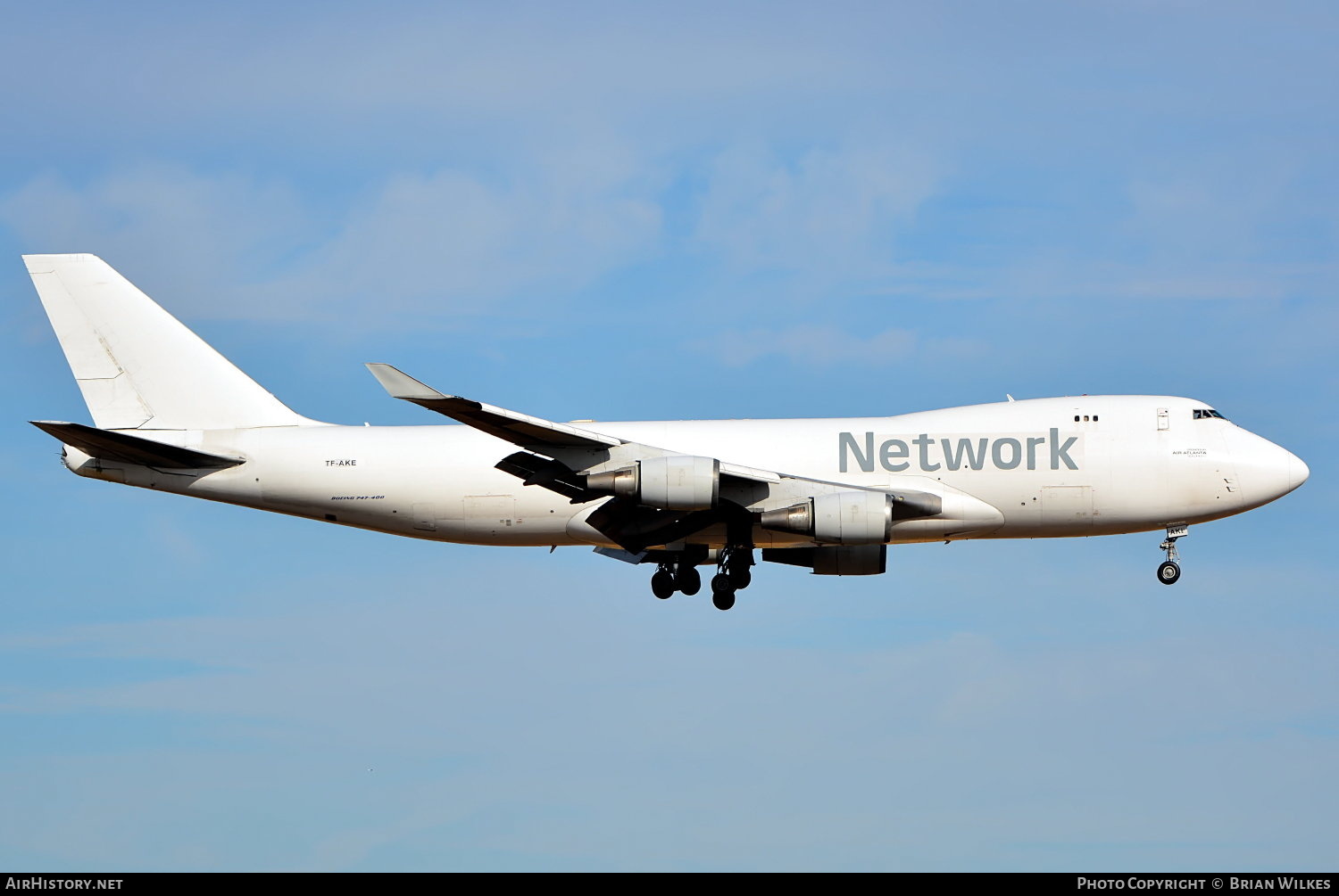 Aircraft Photo of TF-AKE | Boeing 747-409F/SCD | Network Airline Management | AirHistory.net #725648