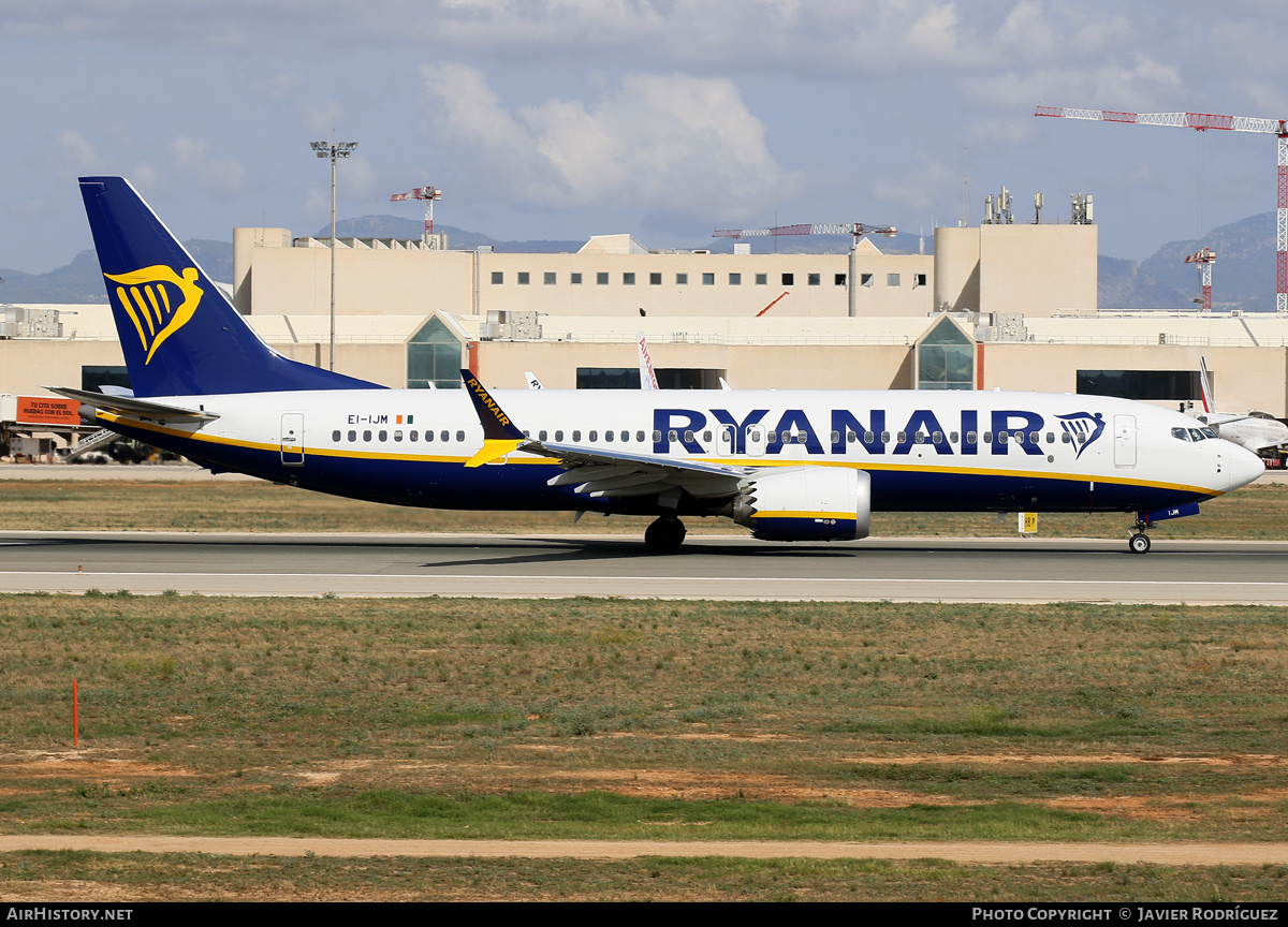 Aircraft Photo of EI-IJM | Boeing 737-8200 Max 200 | Ryanair | AirHistory.net #725661