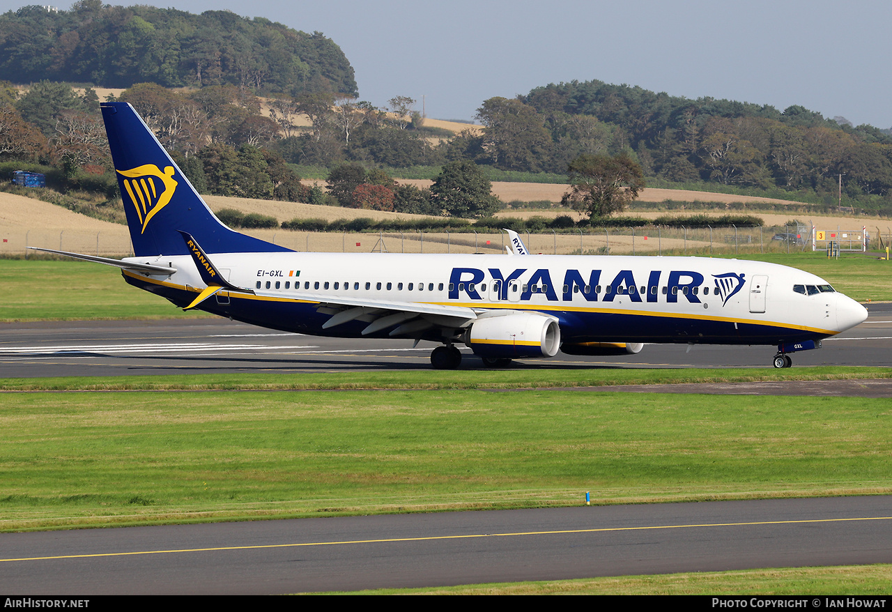 Aircraft Photo of EI-GXL | Boeing 737-8AS | Ryanair | AirHistory.net #725699