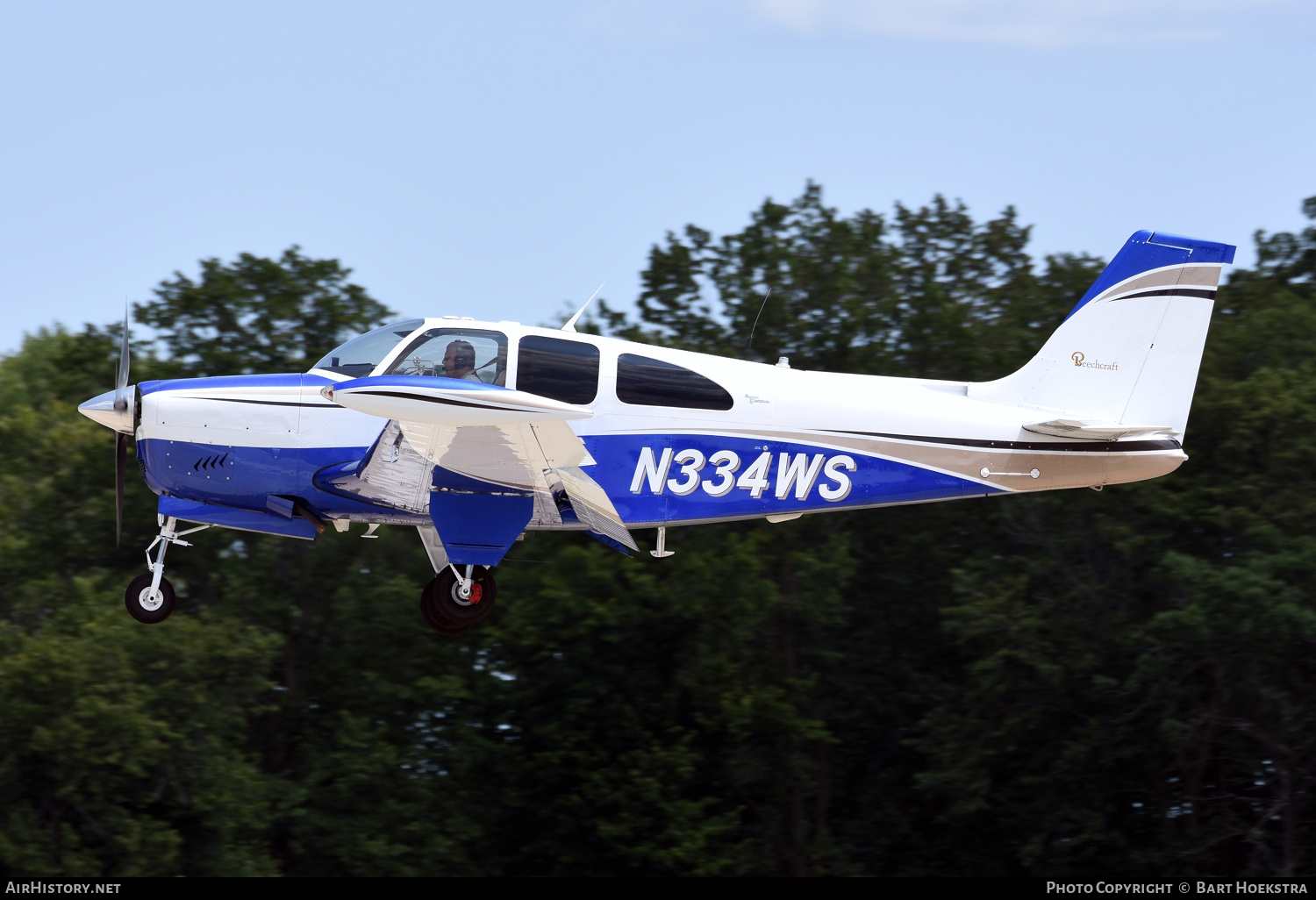 Aircraft Photo of N334WS | Beech 35-C33A Debonair 285 | AirHistory.net #725737