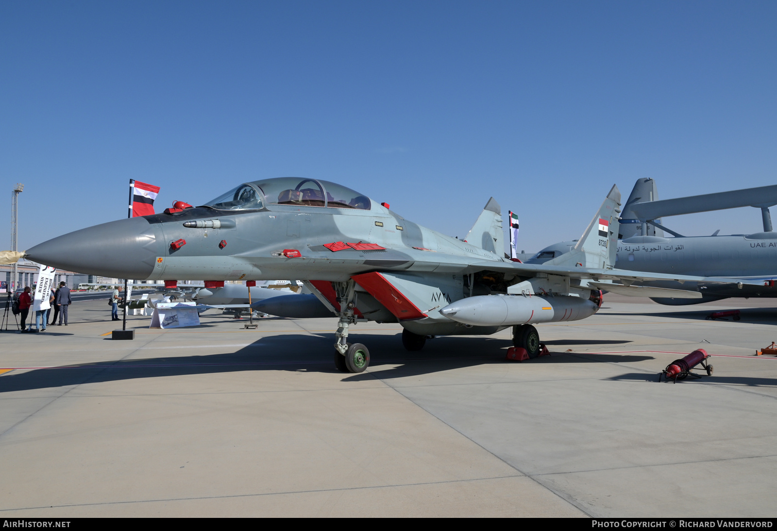 Aircraft Photo of 8728 | Mikoyan-Gurevich MiG-29M | Egypt - Air Force | AirHistory.net #725759