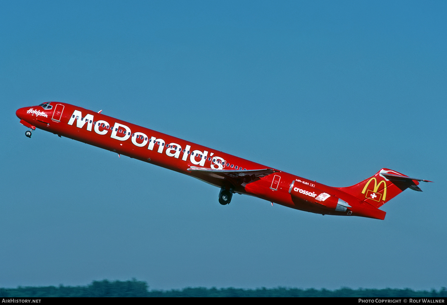 Aircraft Photo of HB-IUH | McDonnell Douglas MD-83 (DC-9-83) | Crossair | AirHistory.net #725771