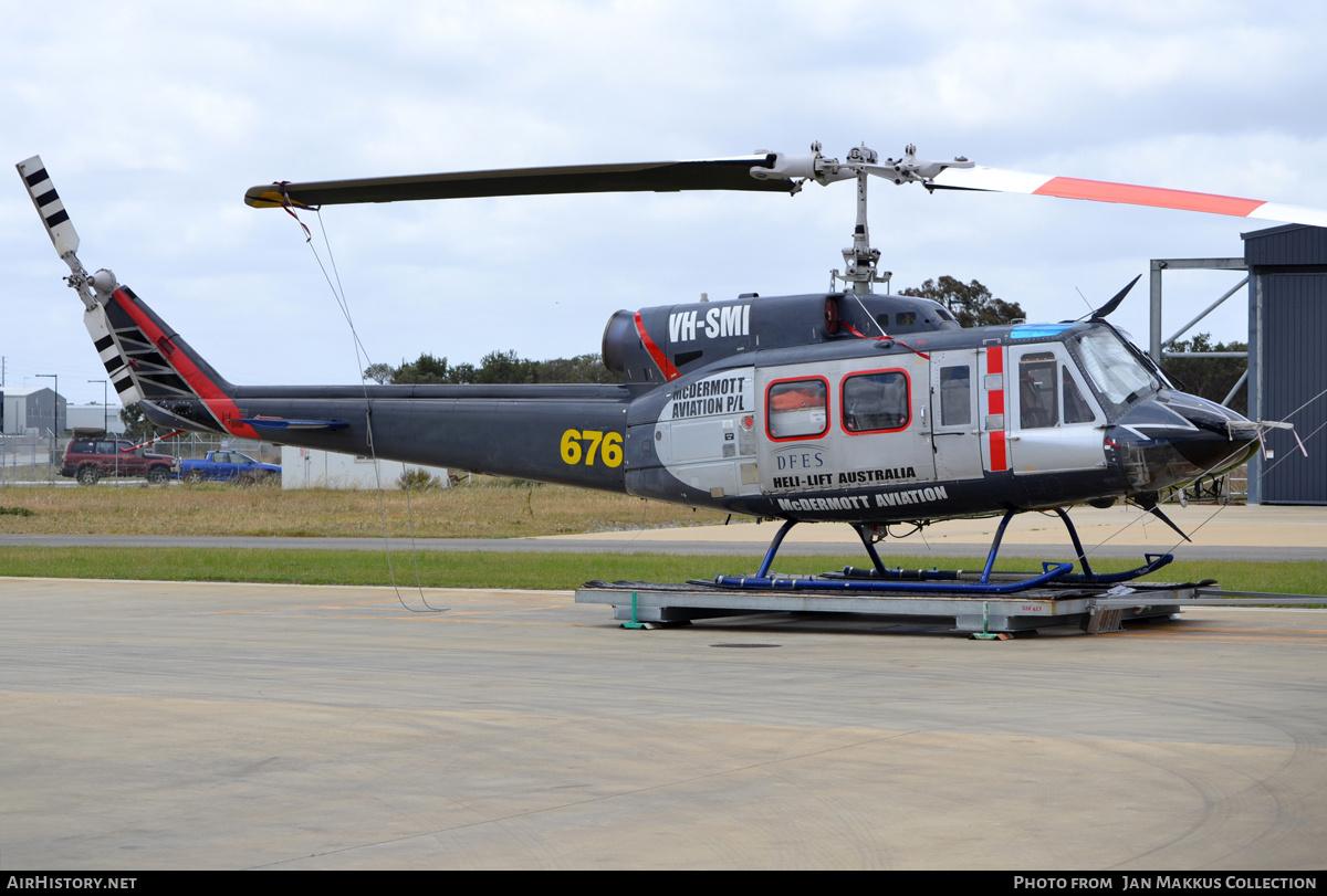 Aircraft Photo of VH-SMI | Bell 214B-1 Biglifter | McDermott Aviation | AirHistory.net #725806