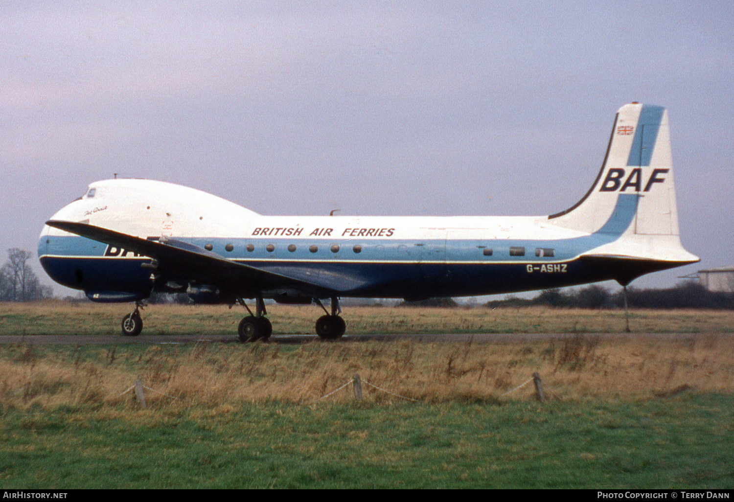Aircraft Photo of G-ASHZ | Aviation Traders ATL-98 Carvair | British Air Ferries - BAF | AirHistory.net #725821