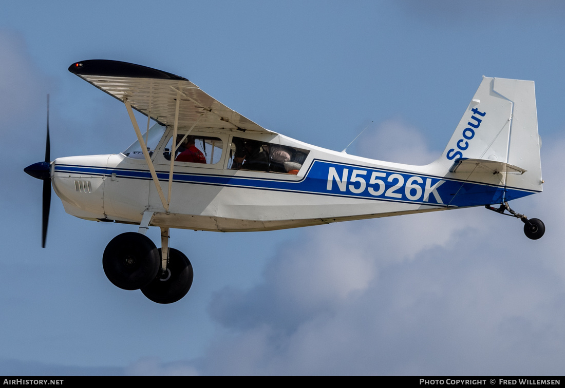 Aircraft Photo of N5526K | Bellanca 8GCBC Scout | AirHistory.net #725848