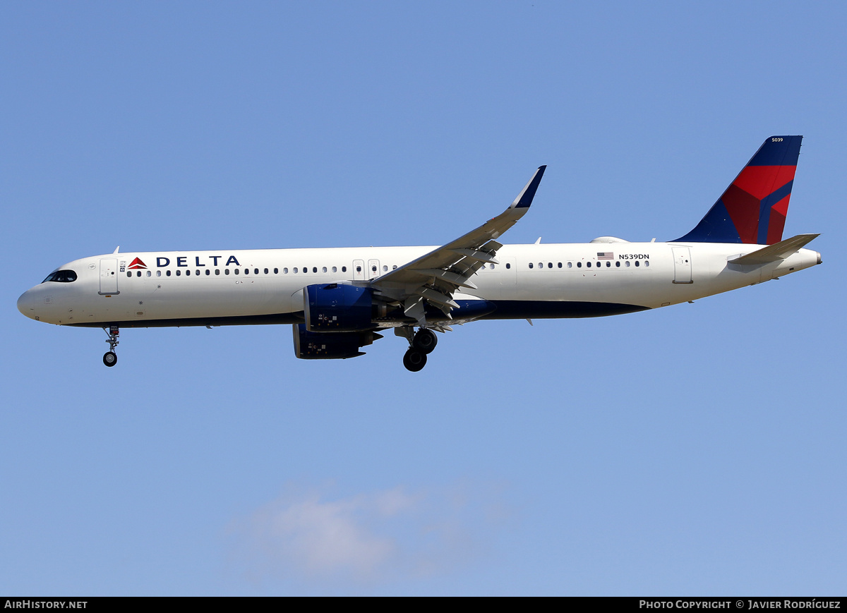 Aircraft Photo of N539DN | Airbus A321-271NX | Delta Air Lines | AirHistory.net #725854
