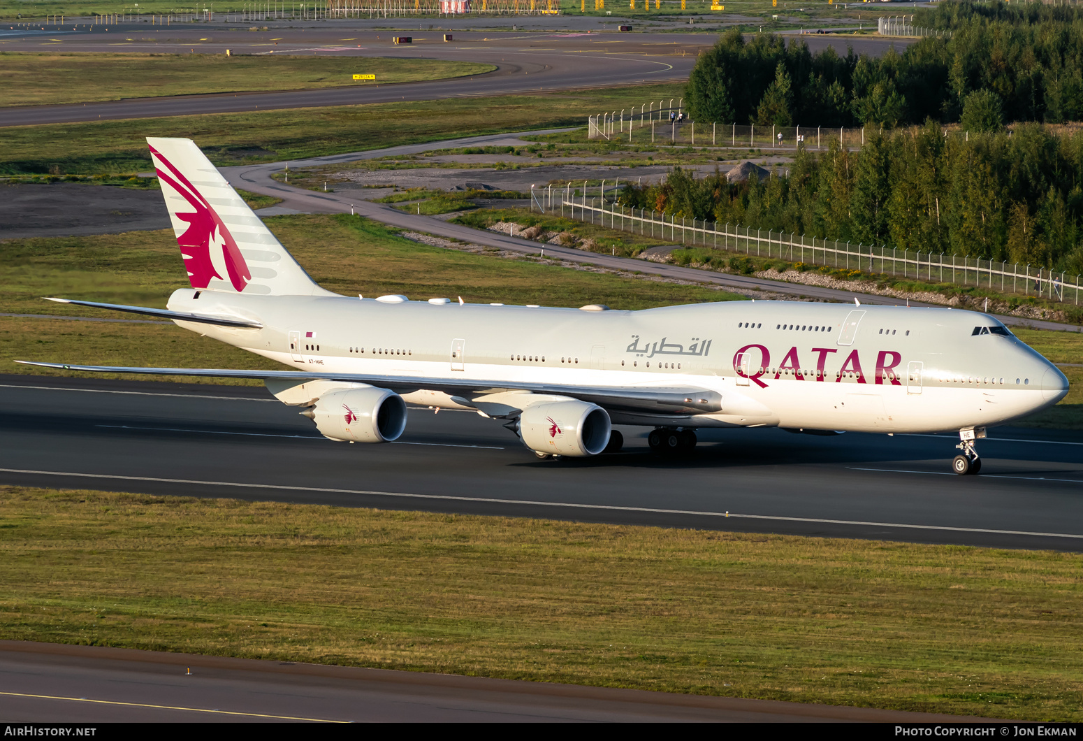 Aircraft Photo of A7-HHE | Boeing 747-8KB BBJ | Qatar Amiri Flight | AirHistory.net #725877