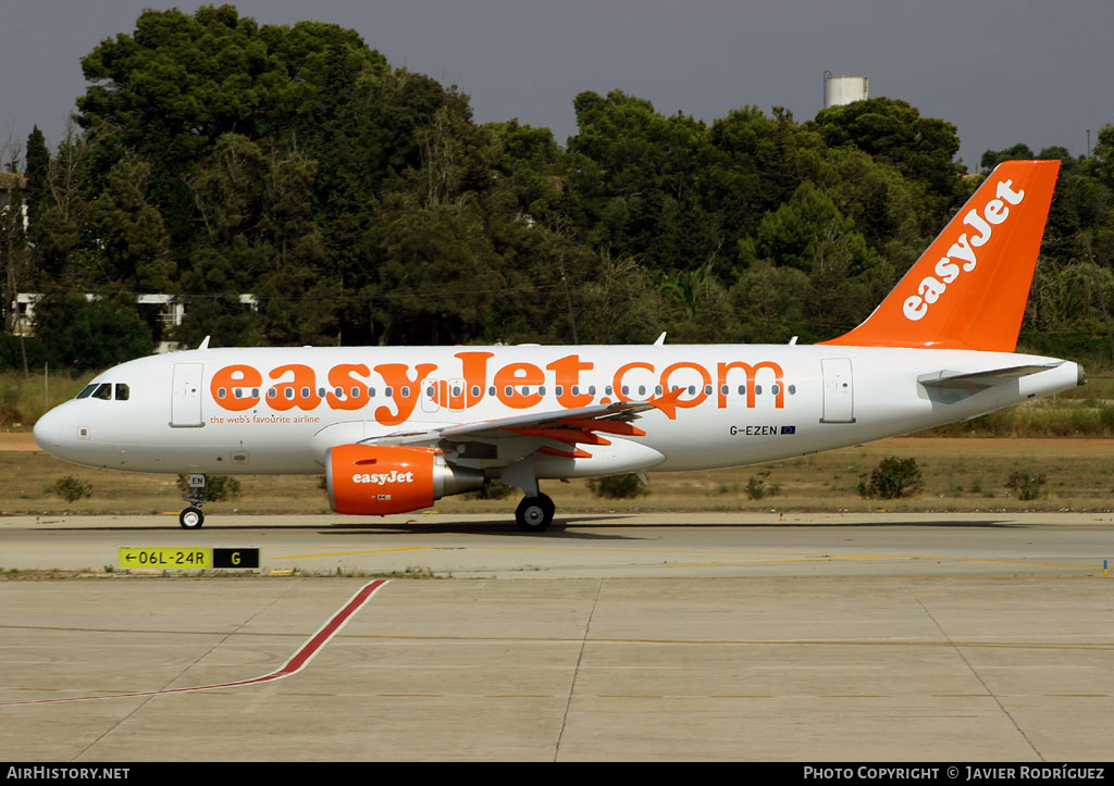 Aircraft Photo of G-EZEN | Airbus A319-111 | EasyJet | AirHistory.net #725883