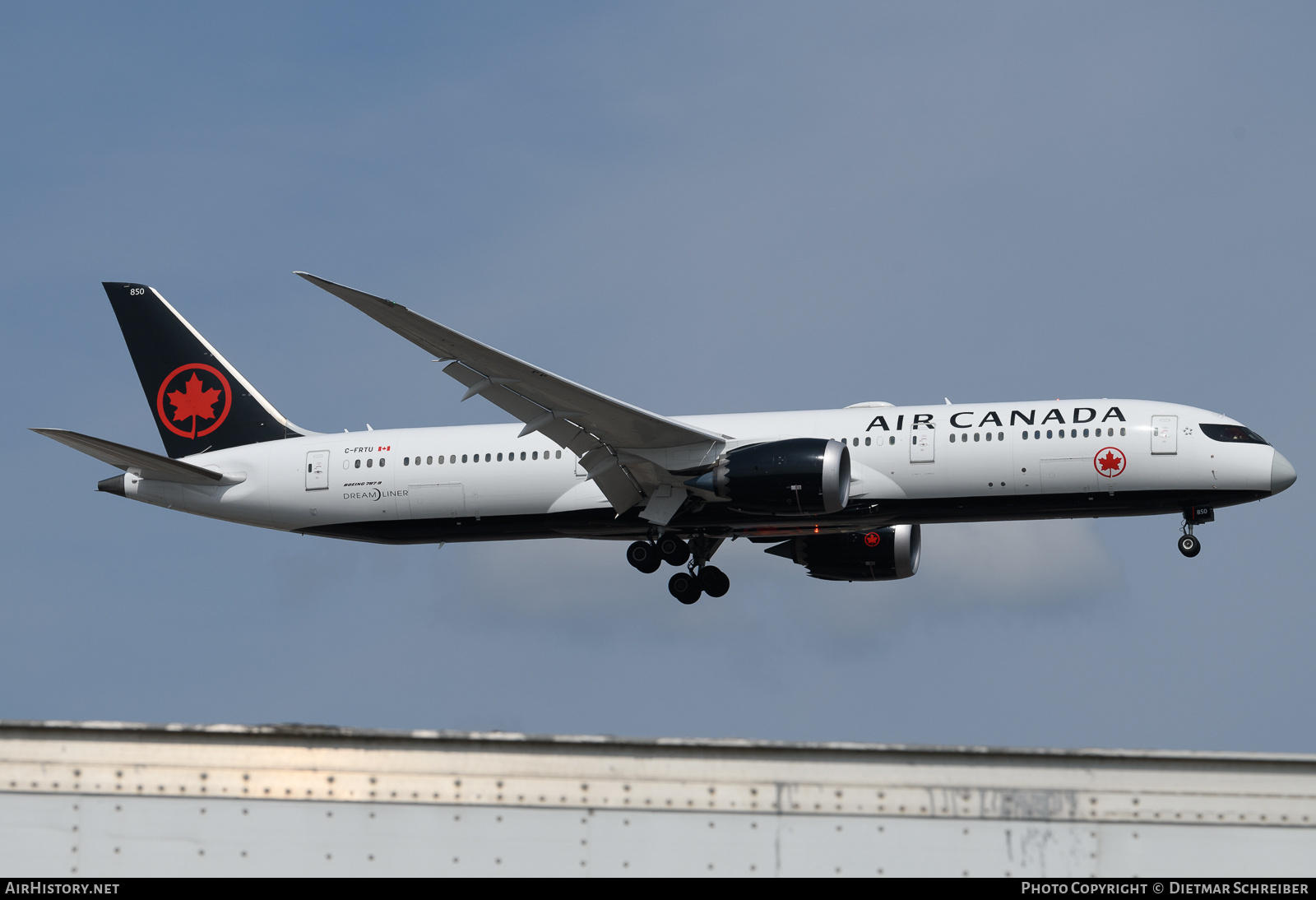 Aircraft Photo of C-FRTU | Boeing 787-9 Dreamliner | Air Canada | AirHistory.net #725889