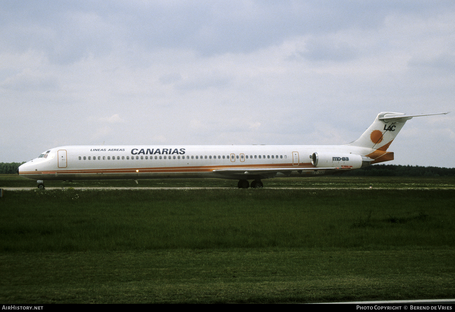 Aircraft Photo of EC-382 | McDonnell Douglas MD-83 (DC-9-83) | Líneas Aéreas Canarias - LAC | AirHistory.net #725904