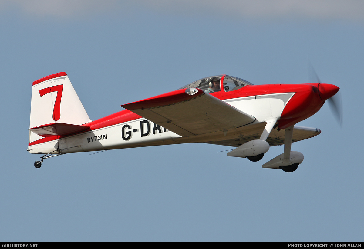 Aircraft Photo of G-DAME | Van's RV-7 | AirHistory.net #725917
