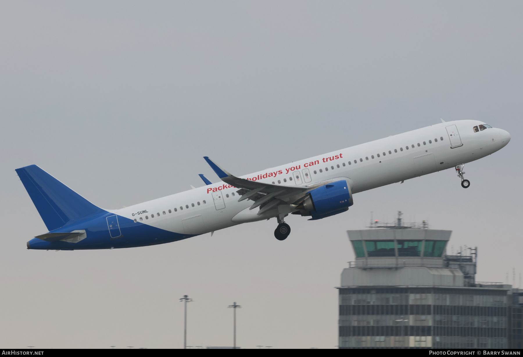 Aircraft Photo of G-SUNL | Airbus A321-251NX | Jet2 Holidays | AirHistory.net #725926