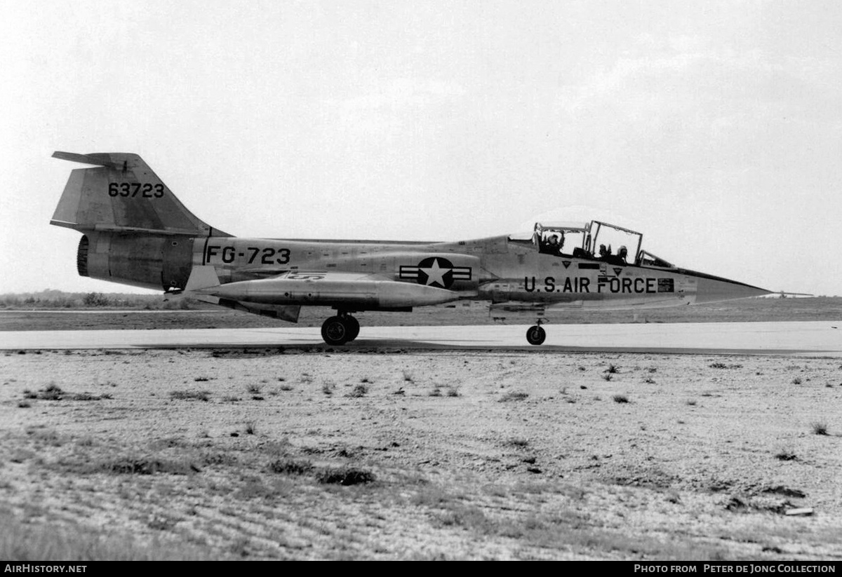Aircraft Photo of 56-3723 / 63723 | Lockheed F-104B Starfighter | USA - Air Force | AirHistory.net #725937