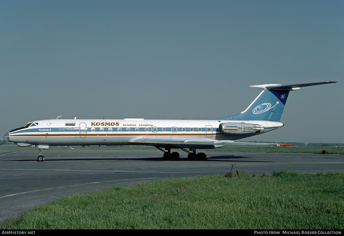 Aircraft Photo of RA-65956 | Tupolev Tu-134AK | Kosmos Airlines | AirHistory.net #725968